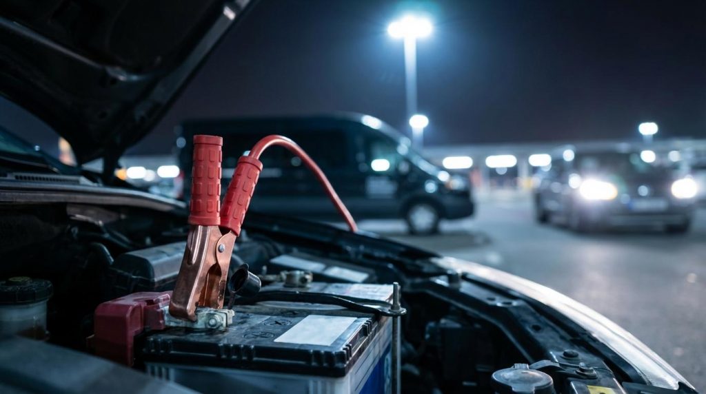 airport parking flat battery assistance larnaca airport