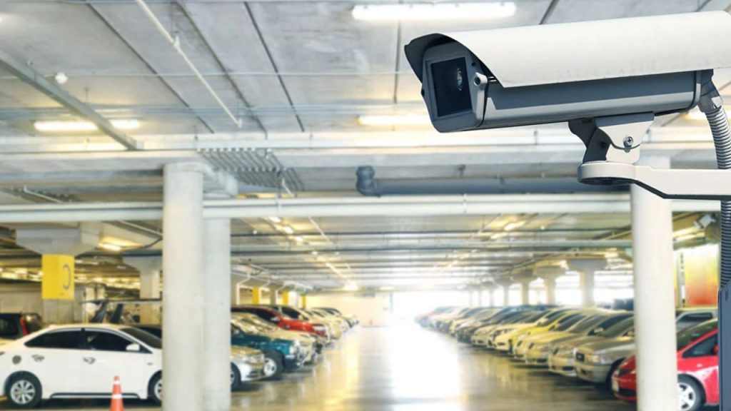 Secure airport parking in Larnaca with CCTV and controlled access